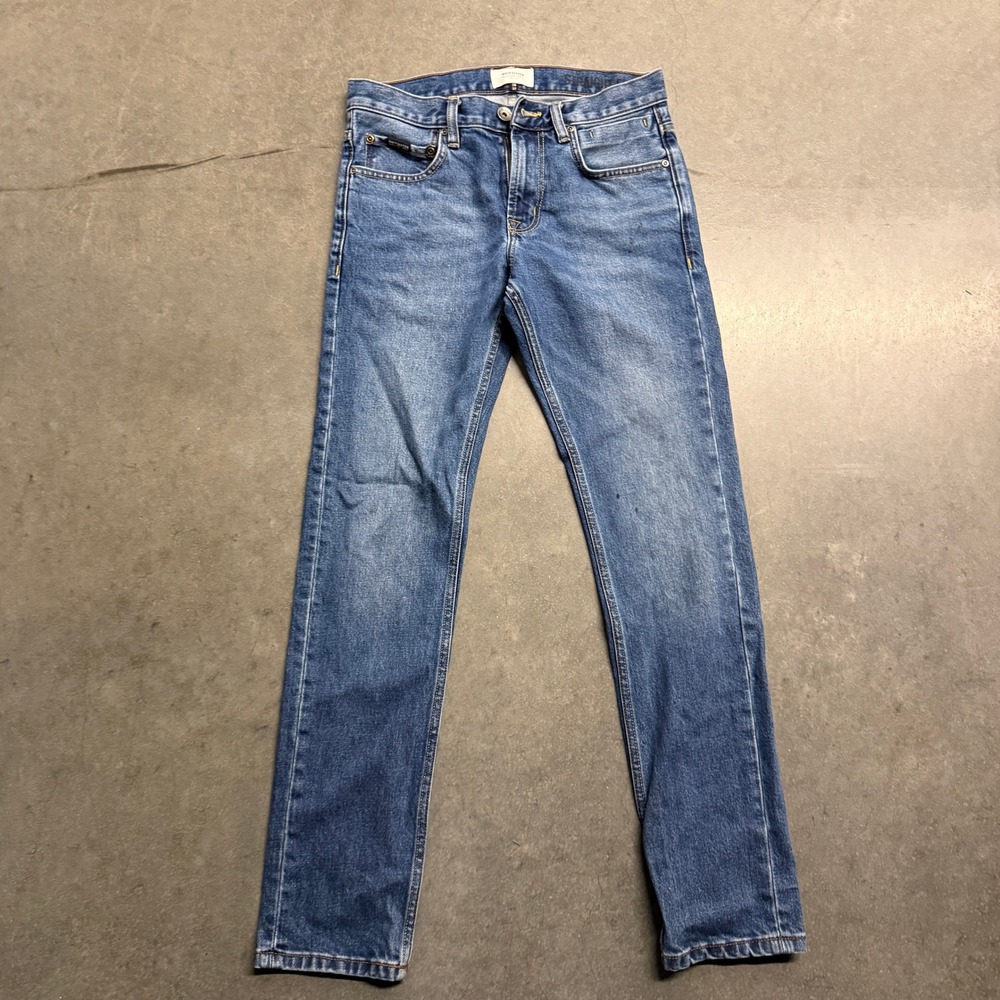 Quiksilver Straight Fit Mens Denim Jeans Medium Wash Size 29x32